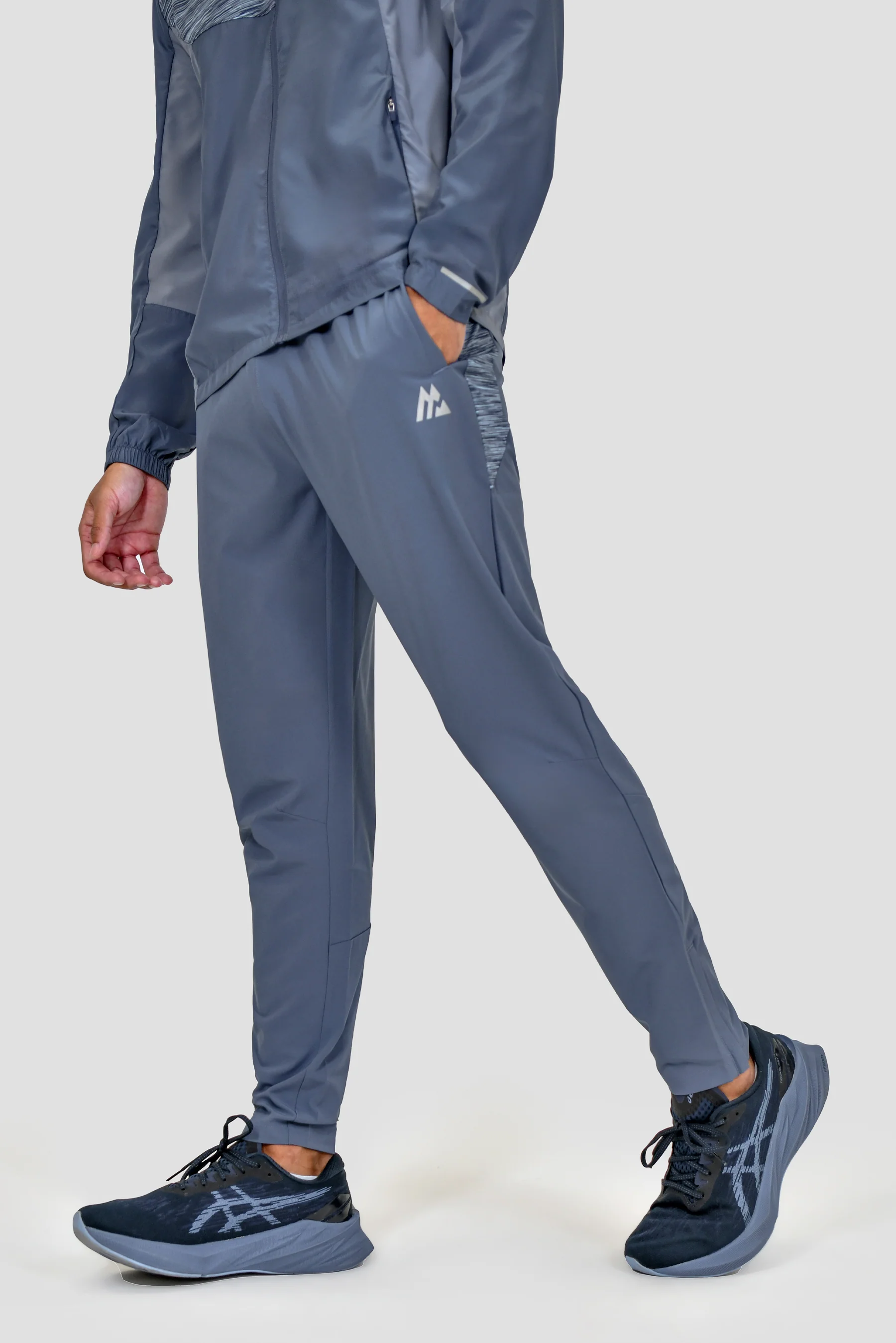 Trail Panel Running Pant - Indigo Multi