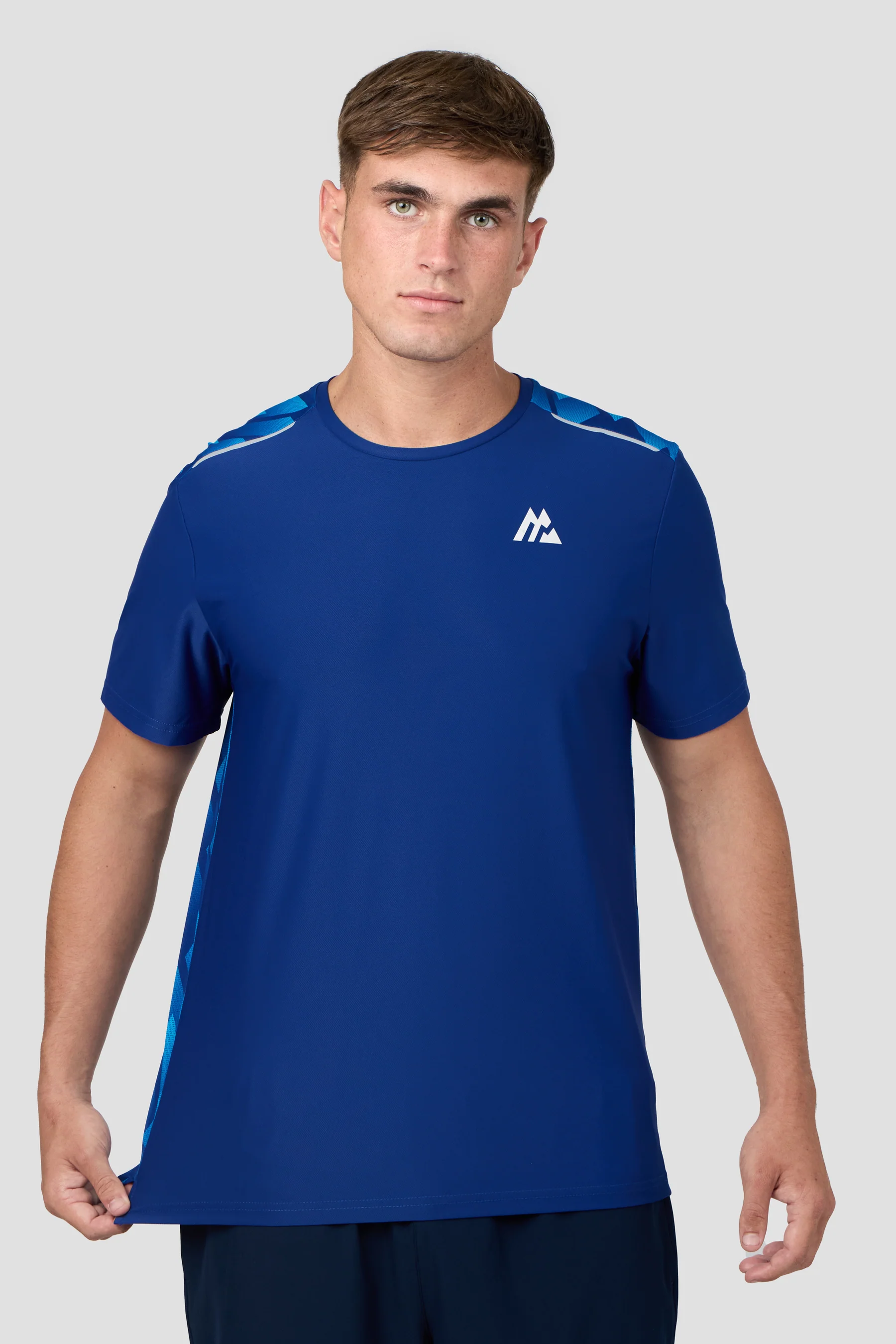Charge Print T-Shirt - Marine Blue