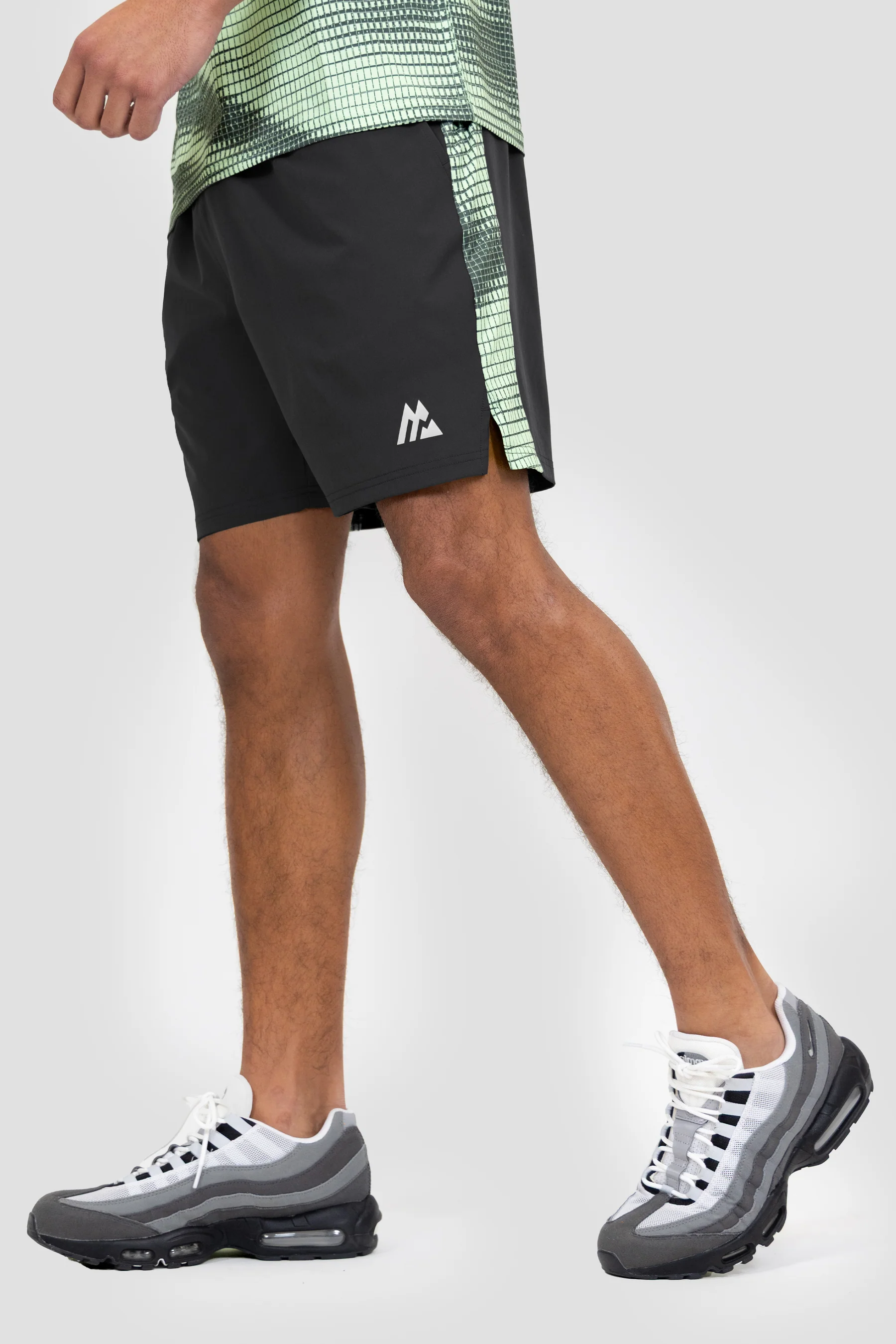 Peak Print Short - Slate Grey/Sea Foam