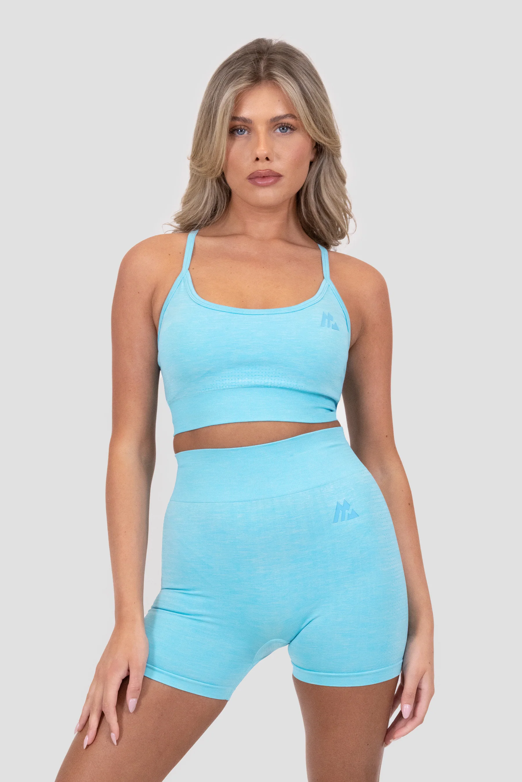 Power Seamless Bra - Summer Sky