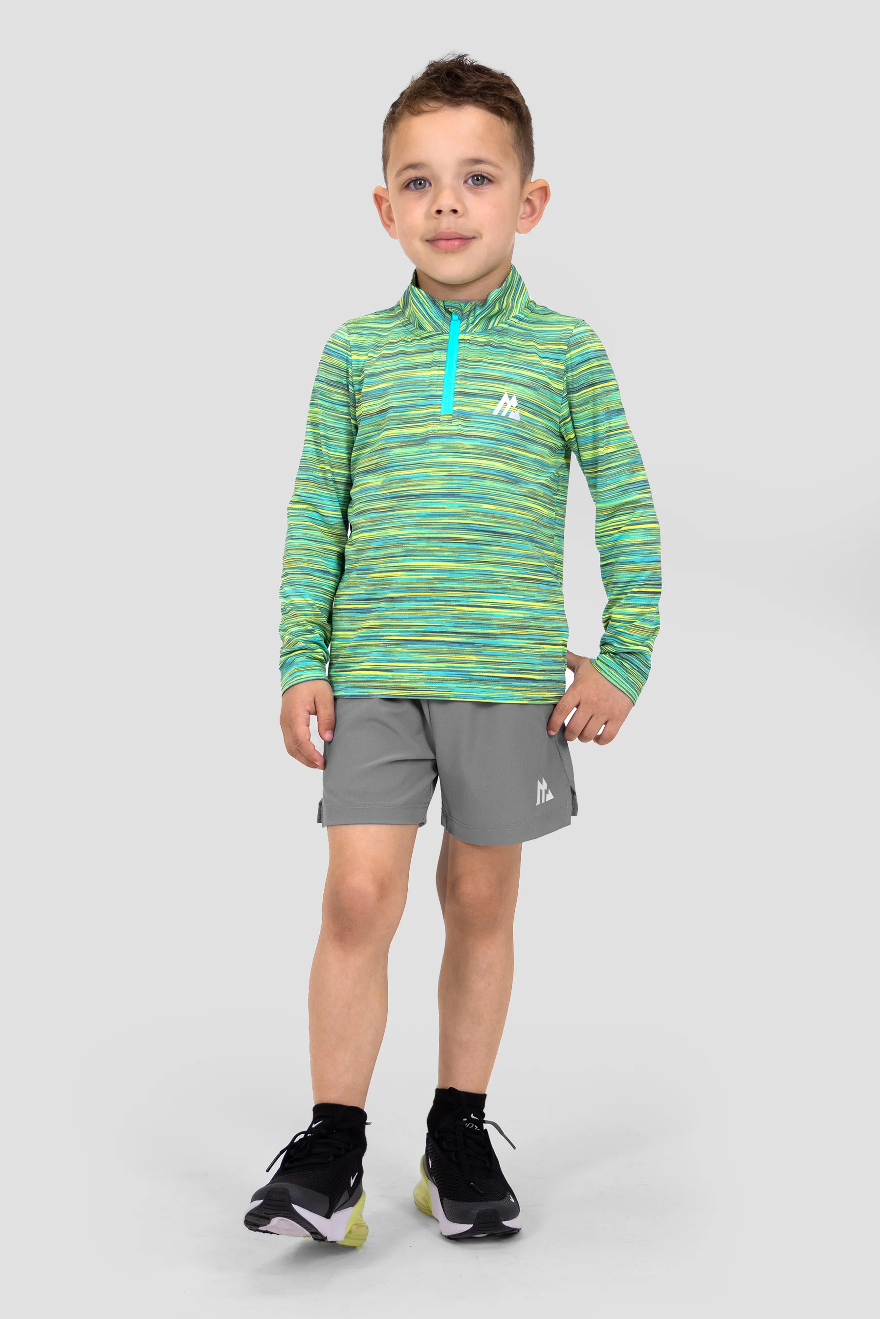 Infant Trail 1/4 Zip - Blue/Yellow