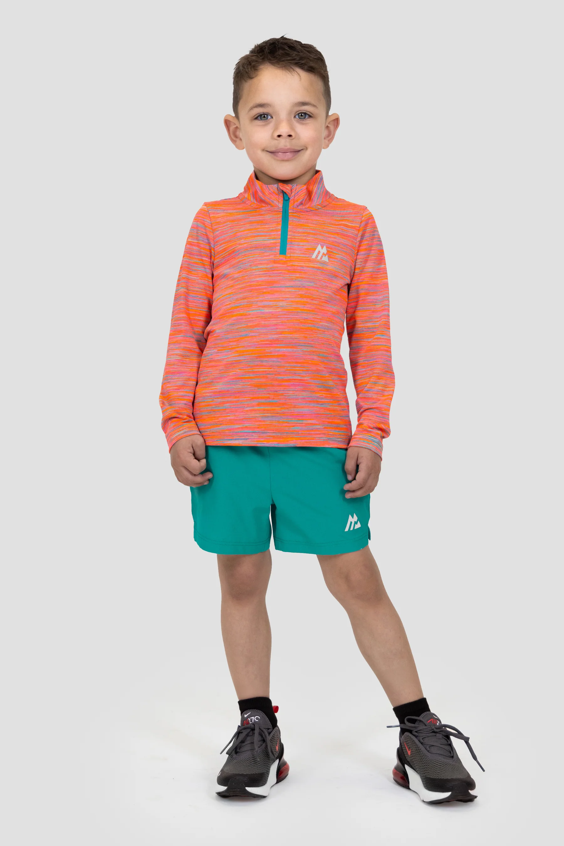 Infants Trail 1/4 Zip - Pink/Orange