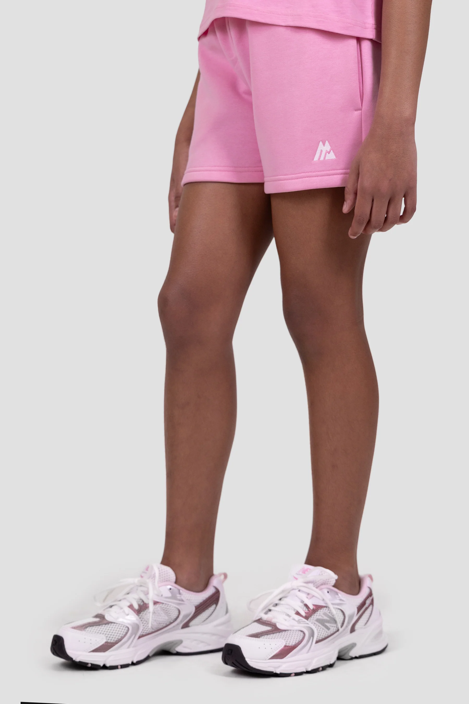 Girls Essence Fleece Short - Pink Sugar