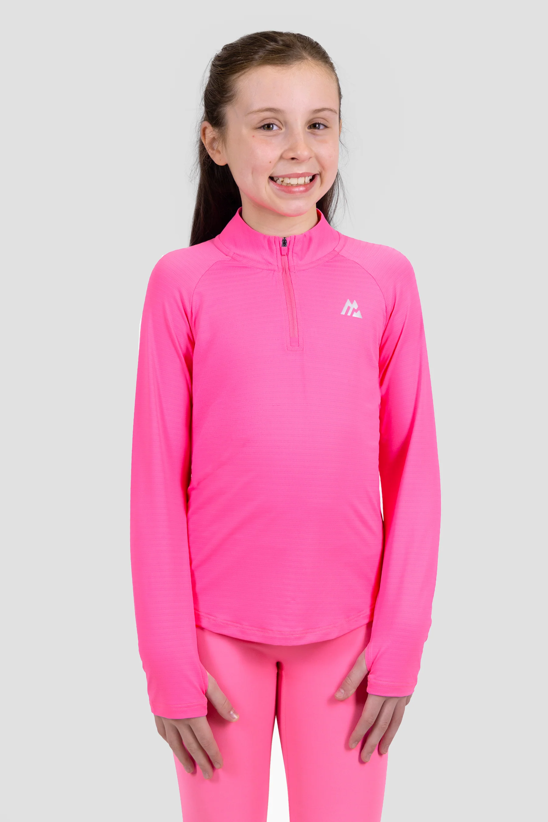 Girls Energy 1/4 Zip - Fuchsia