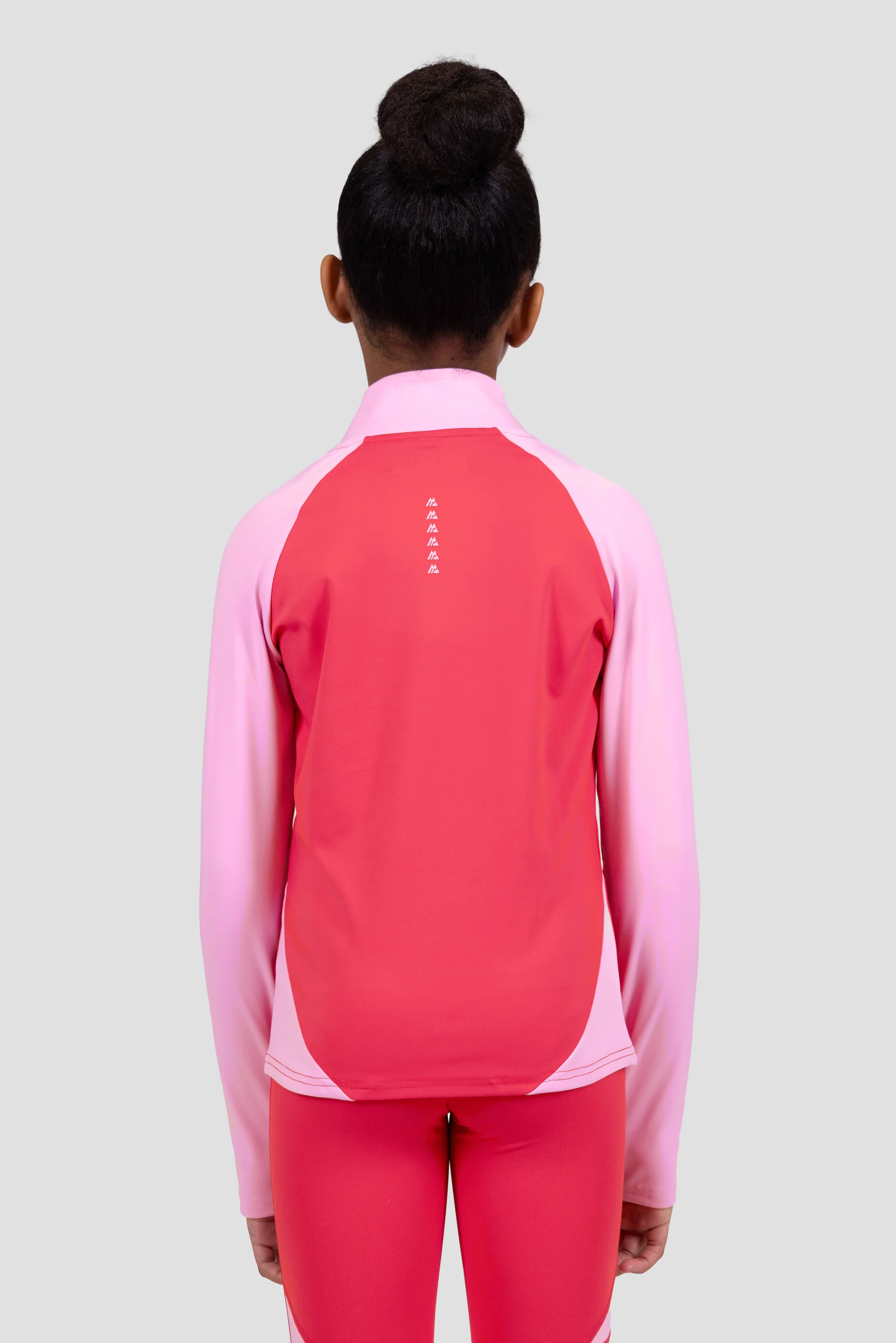Girls Dash 1/4 Zip - Strawberry Soda/Pink Sugar 3 Girls Dash 1/4 Zip - Strawberry Soda/Pink Sugar
