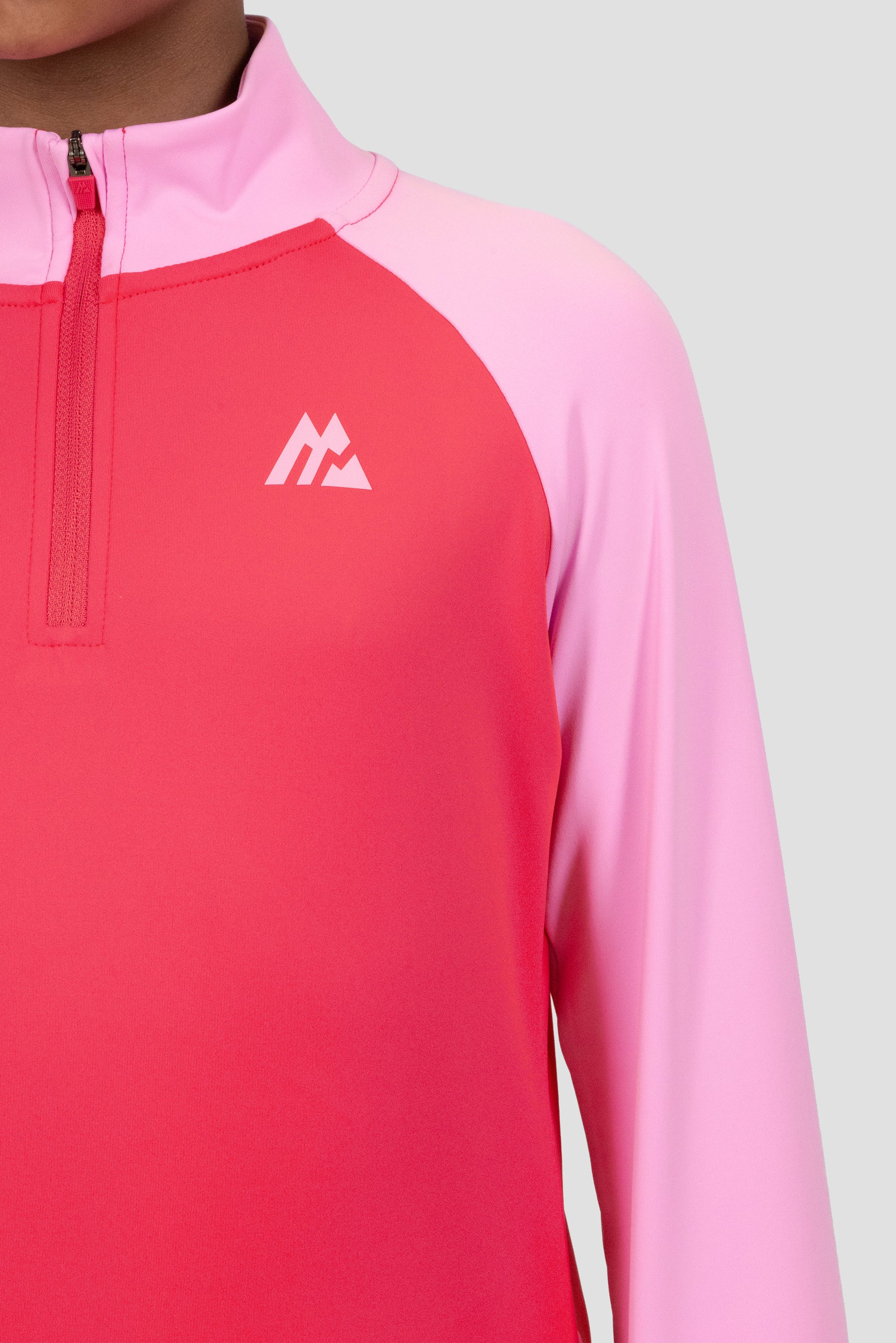 Girls Dash 1/4 Zip - Strawberry Soda/Pink Sugar 6 Girls Dash 1/4 Zip - Strawberry Soda/Pink Sugar