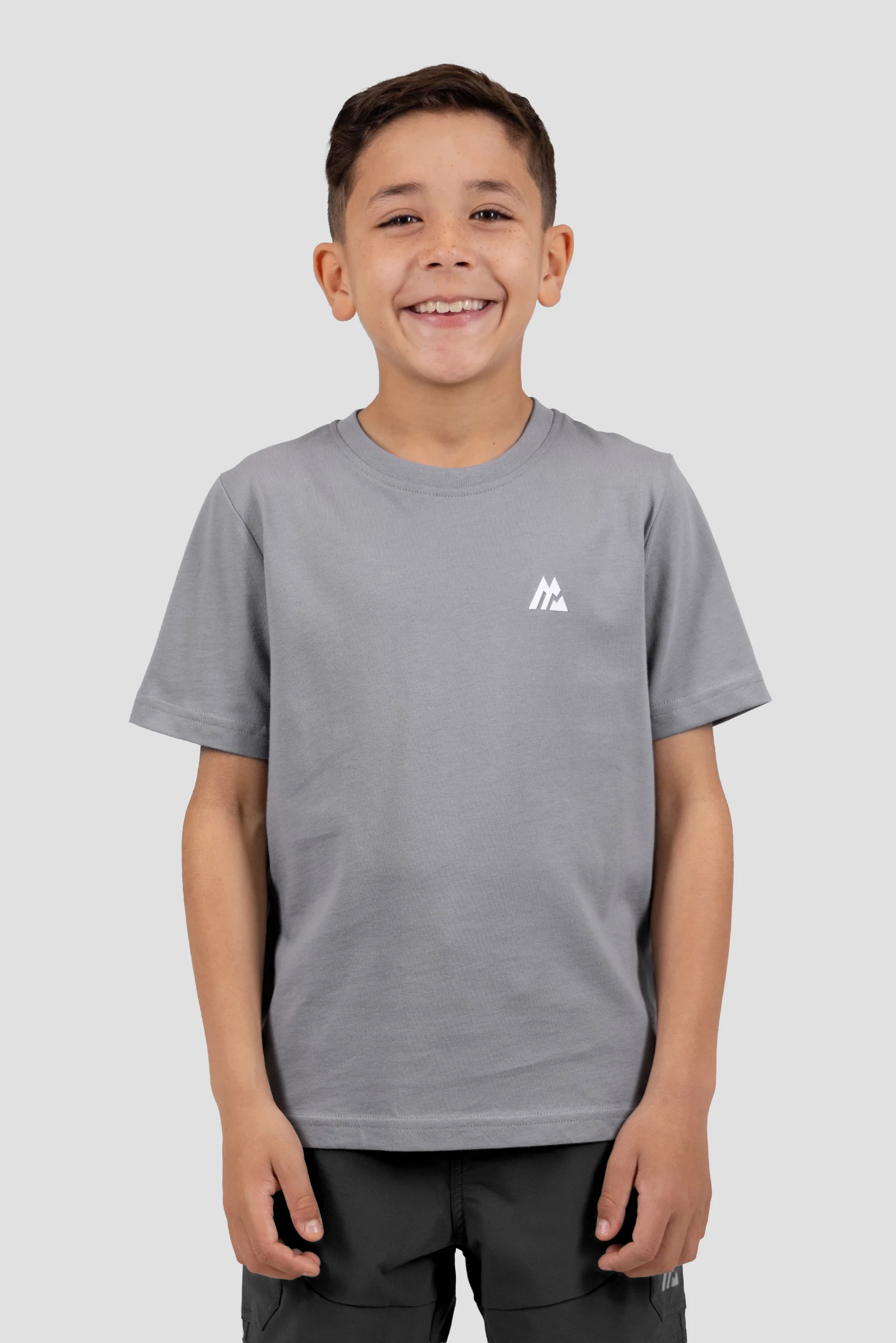 Boys Echo T-Shirt - Platinum Grey