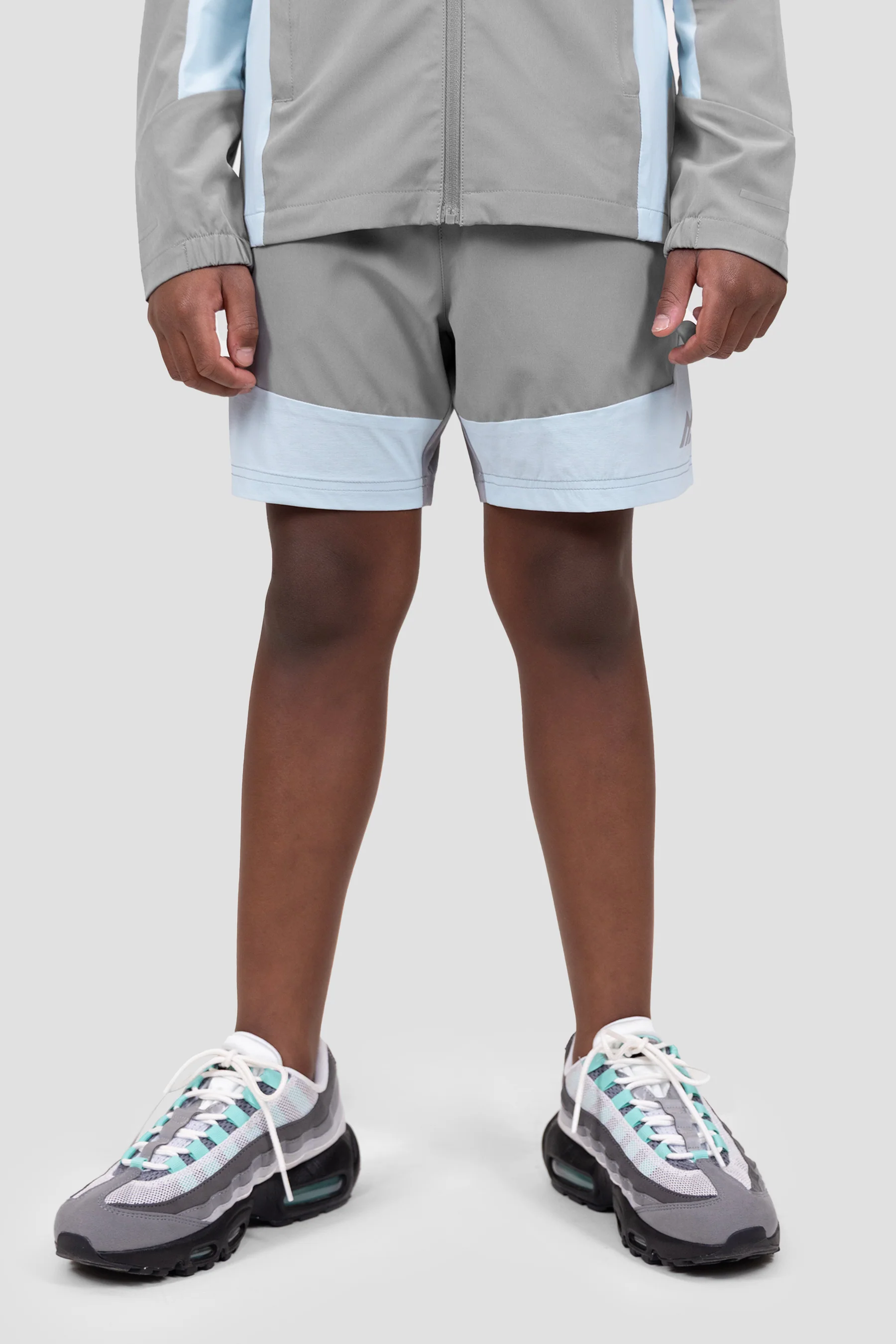 Boys Vortex Short - Platinum Grey/Summer Mist 4 Boys Vortex Short - Platinum Grey/Summer Mist