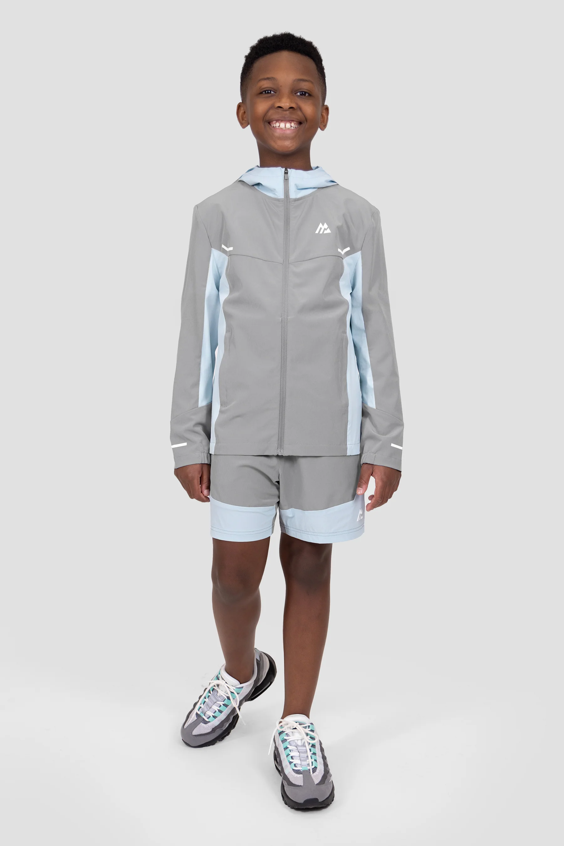 Boys Vortex Short - Platinum Grey/Summer Mist 6 Boys Vortex Short - Platinum Grey/Summer Mist