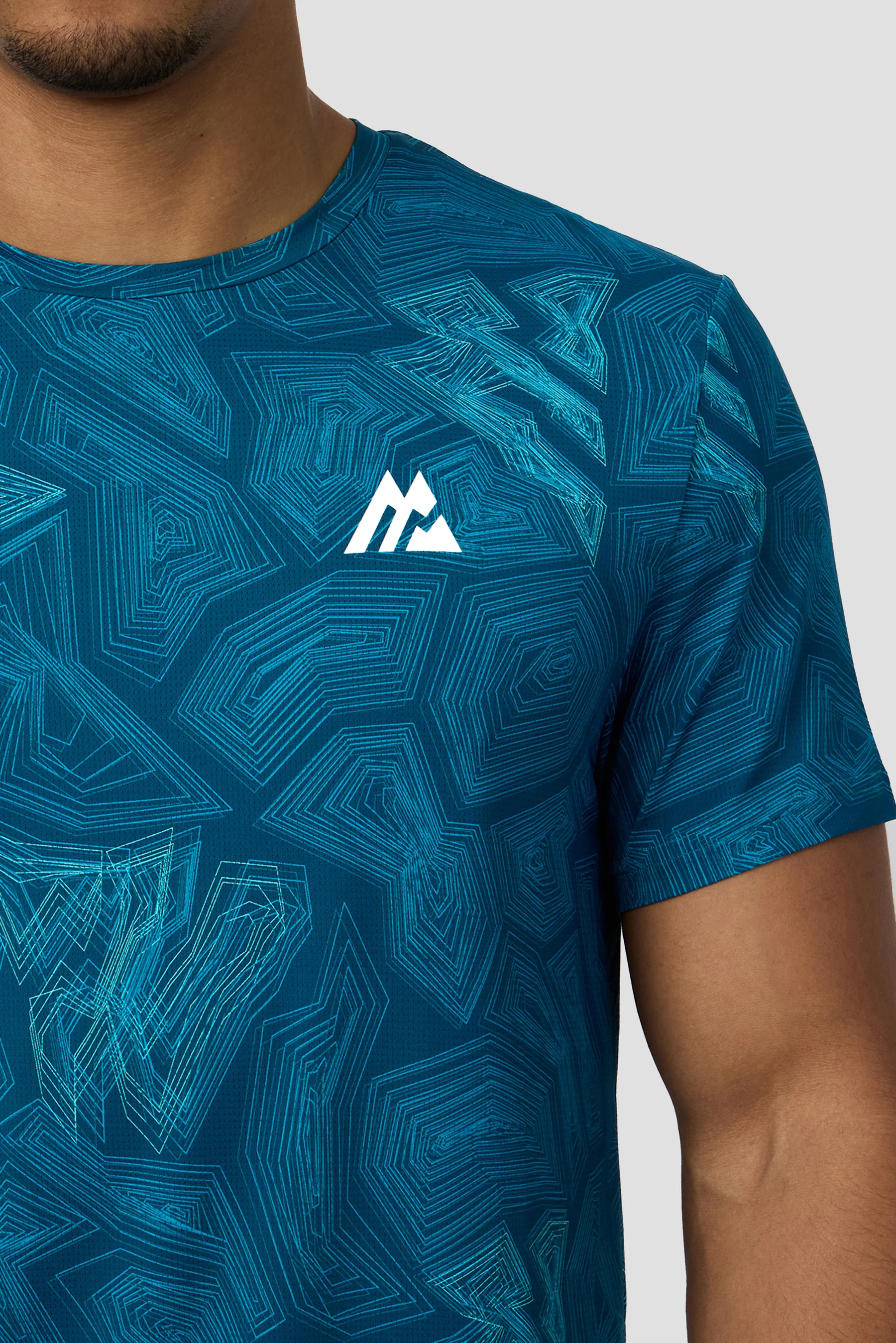 Geo M Print T-Shirt - Abyssal 6 Geo M Print T-Shirt - Abyssal