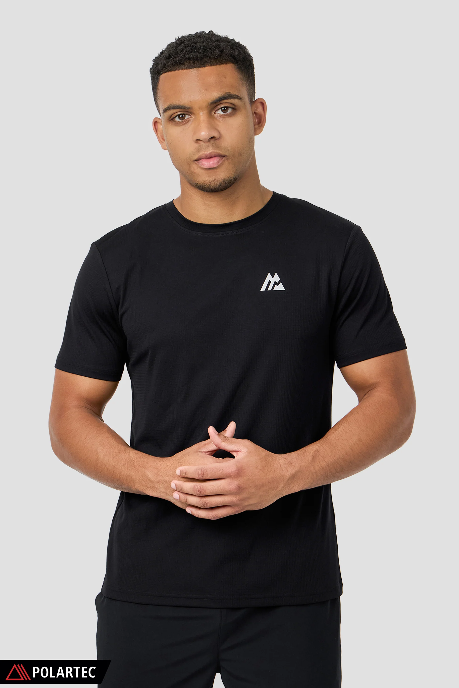 Peak Gridded Polartec? T-Shirt - Black