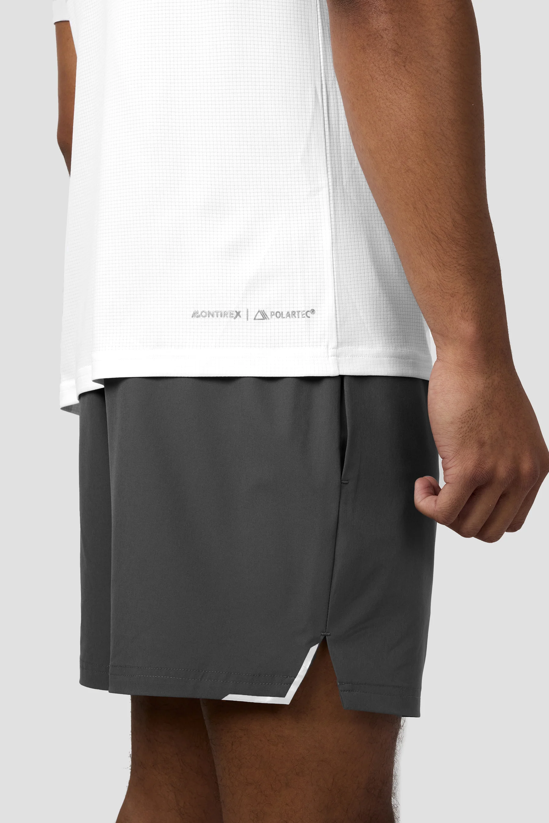 Peak Gridded Polartec? T-Shirt - White 6 Peak Gridded Polartec? T-Shirt - White