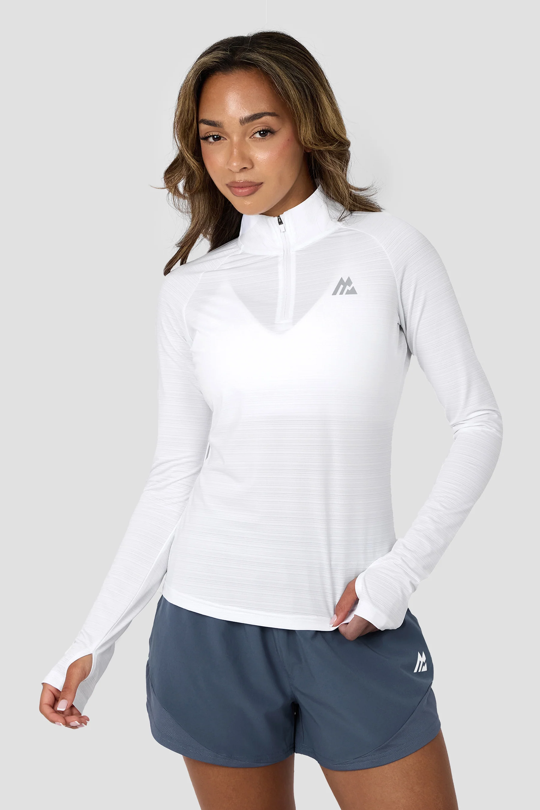 Women's Draft 1/4 Zip - White