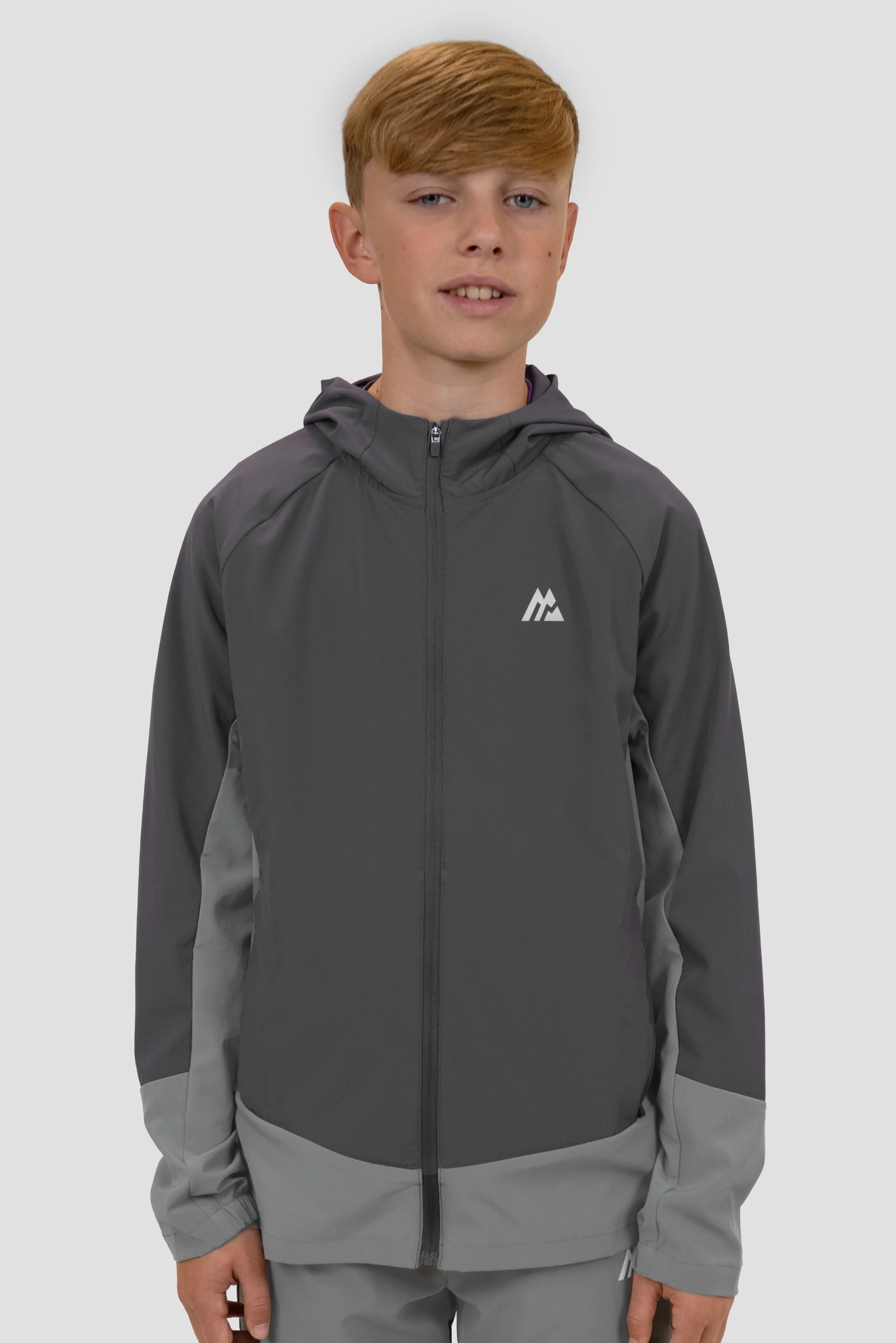 Boys Rush Jacket - Cement Grey/Platinum Grey