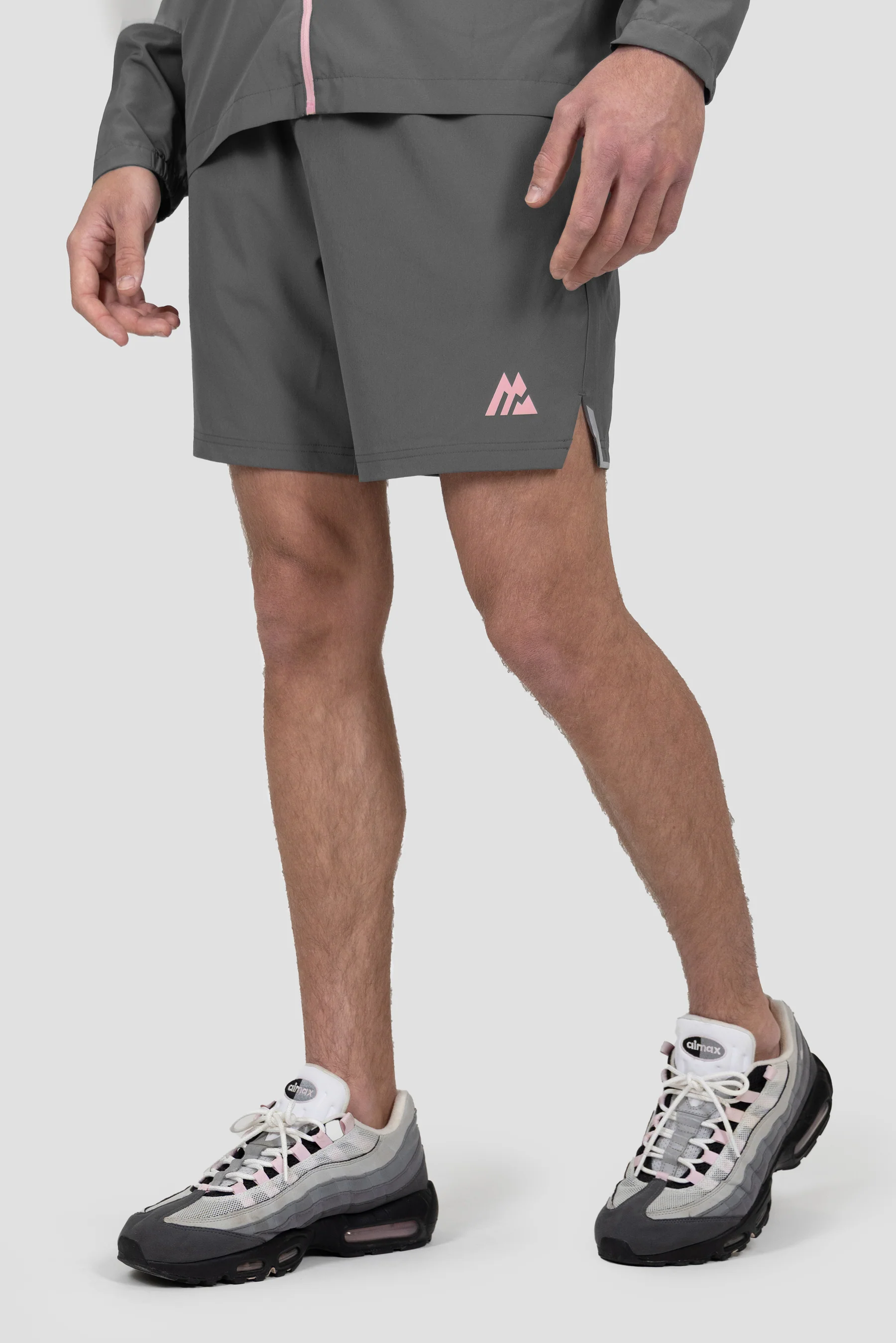 Fly 3.0 Short - Cement Grey/Light Pink