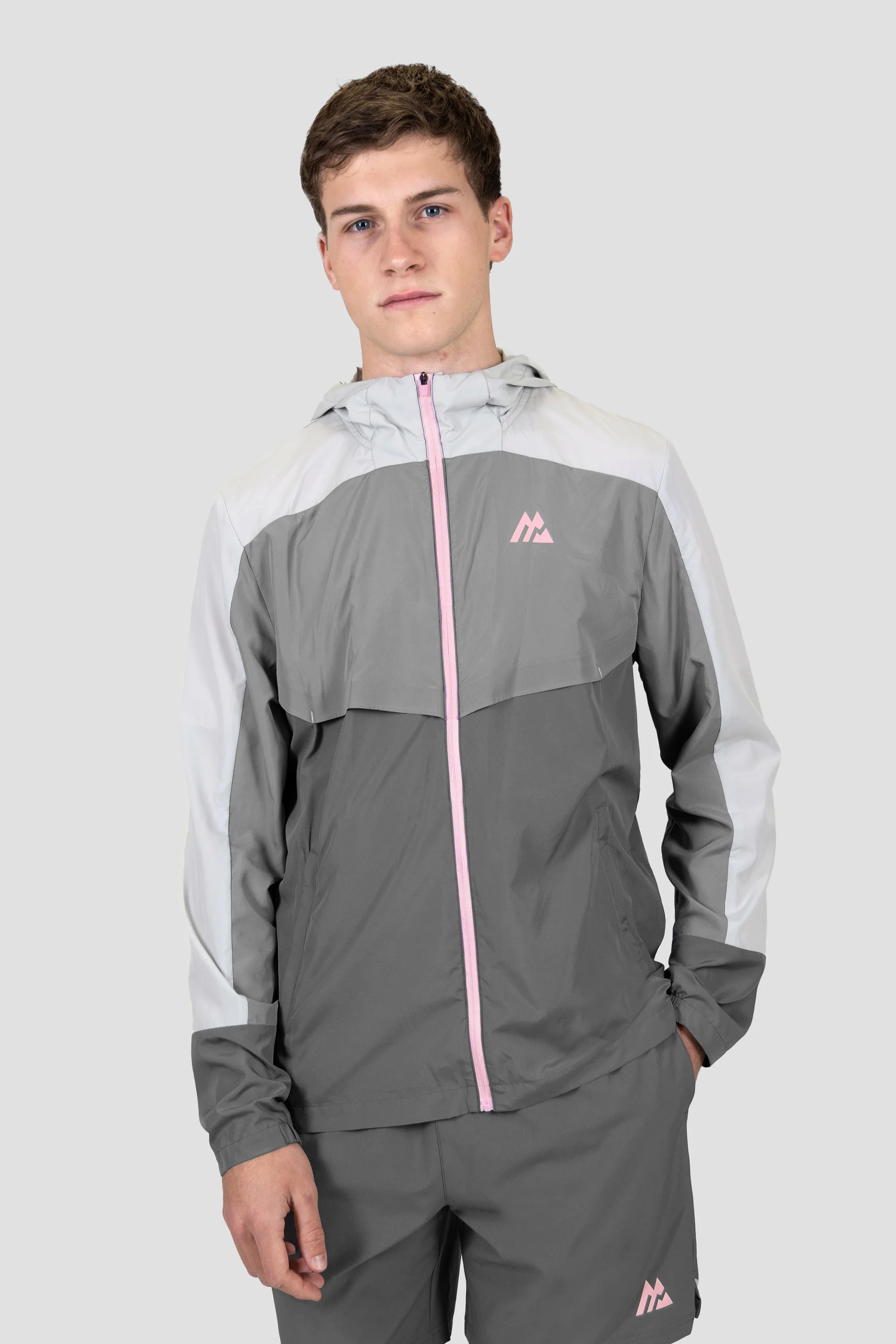 Breeze 2.0 Windbreaker - Grey/Light Pink