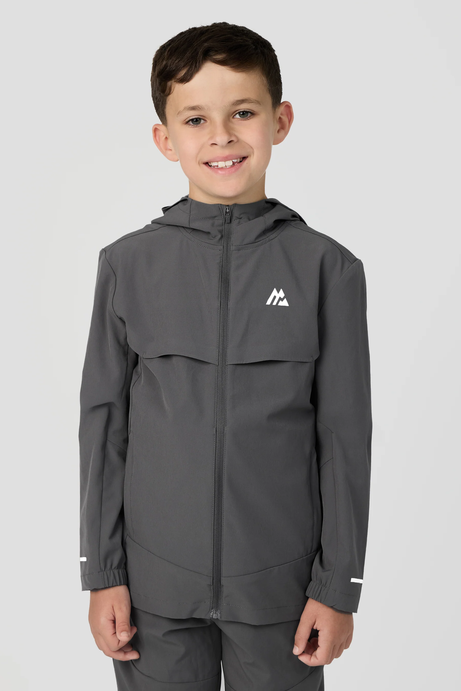 Boys Velocity Jacket - Cement Grey