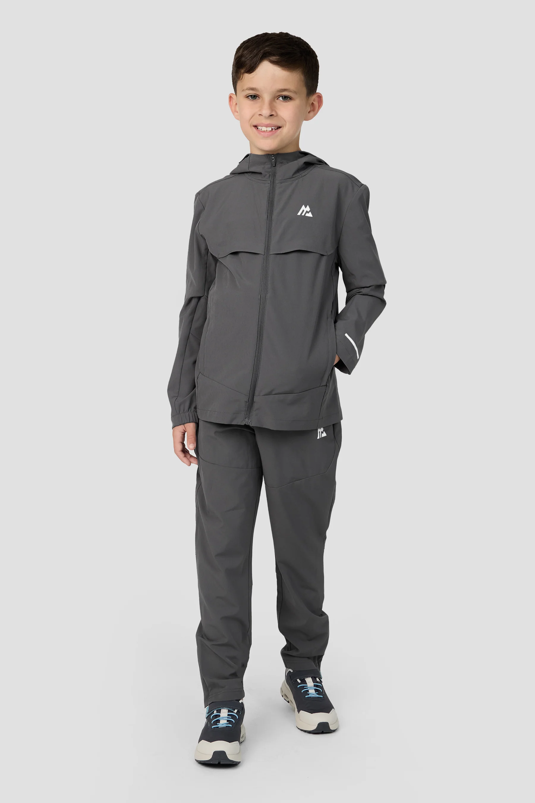 Boys Velocity Jacket - Cement Grey 4 Boys Velocity Jacket - Cement Grey