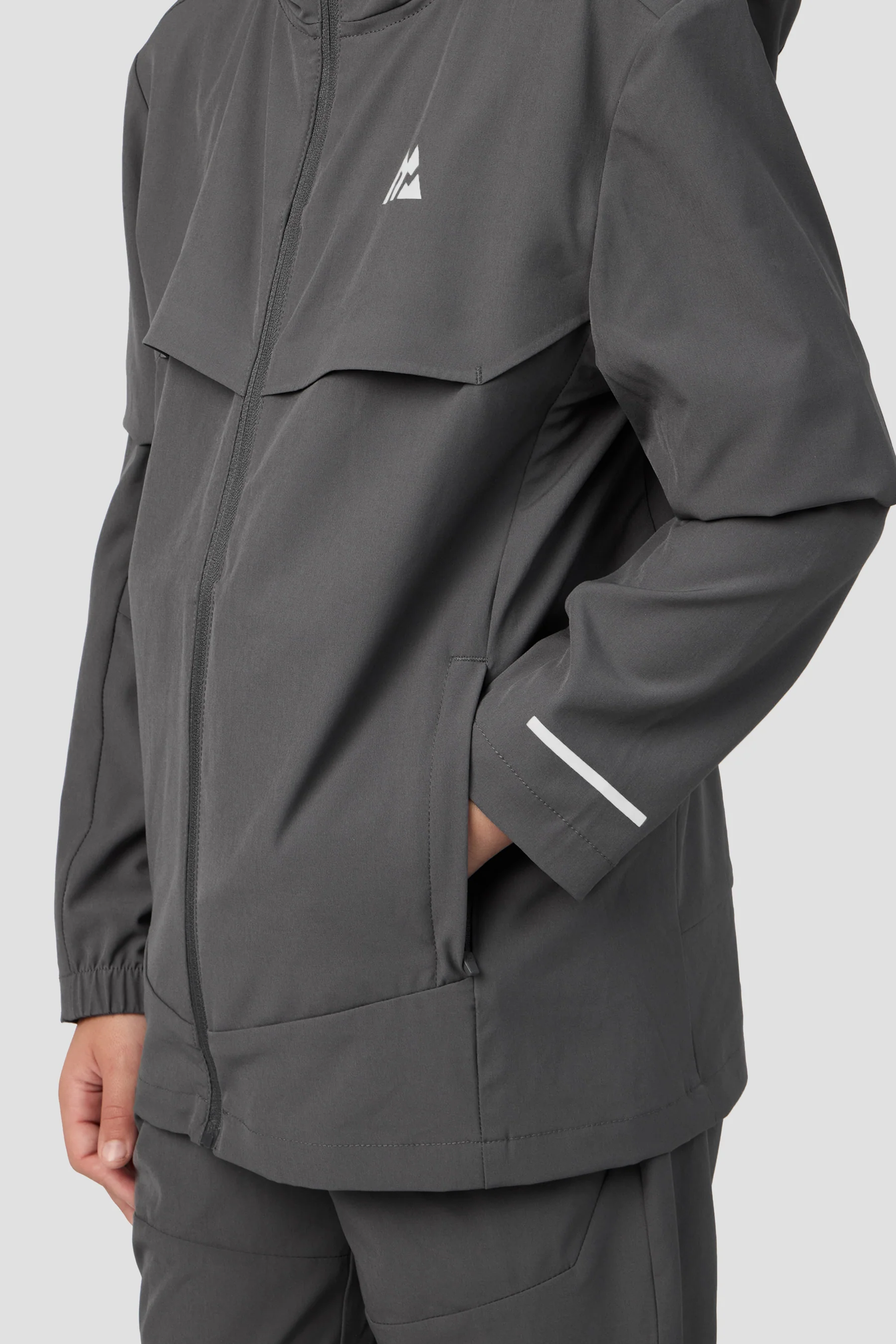 Boys Velocity Jacket - Cement Grey 6 Boys Velocity Jacket - Cement Grey