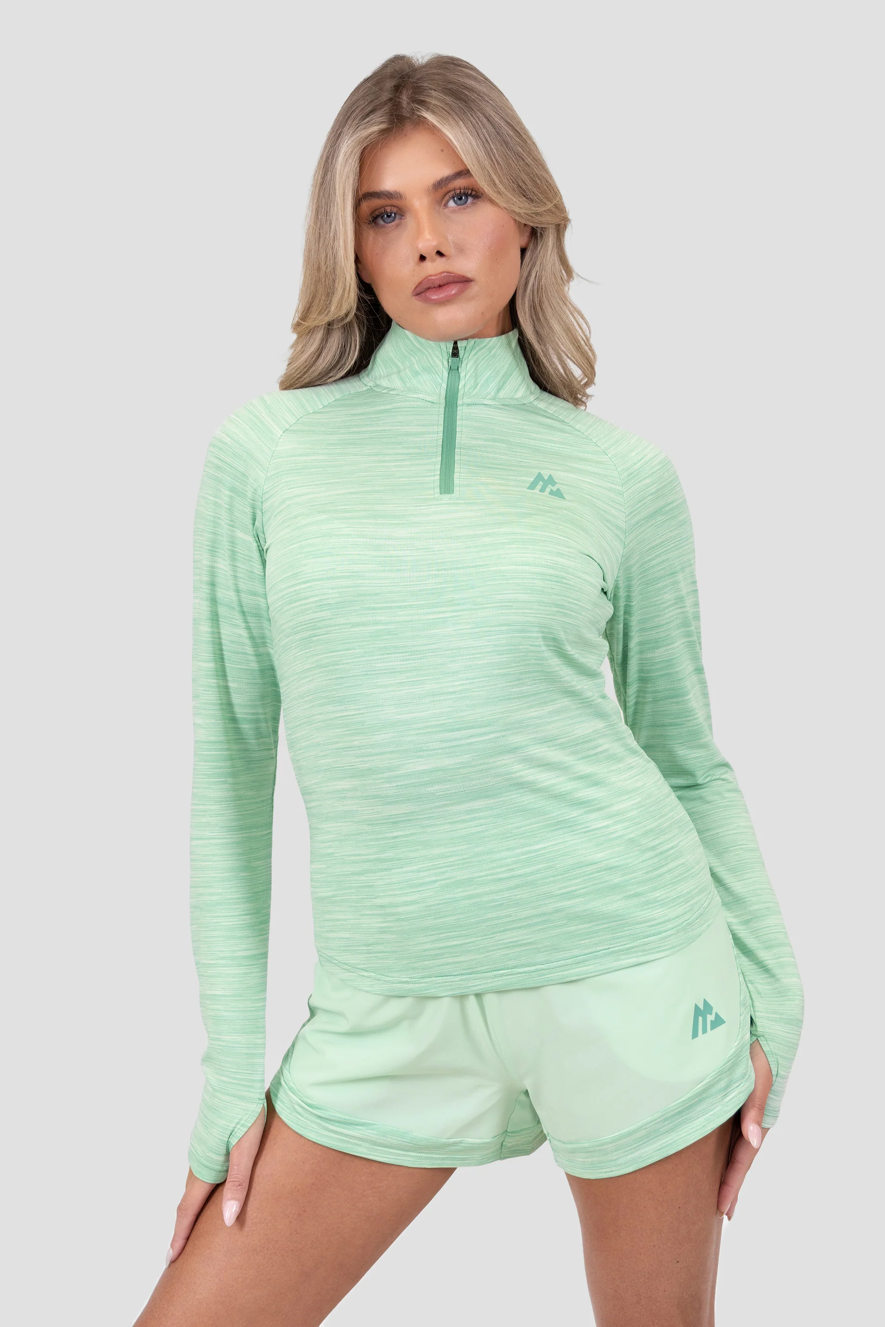 Trail 1/4 Zip - Sage Green