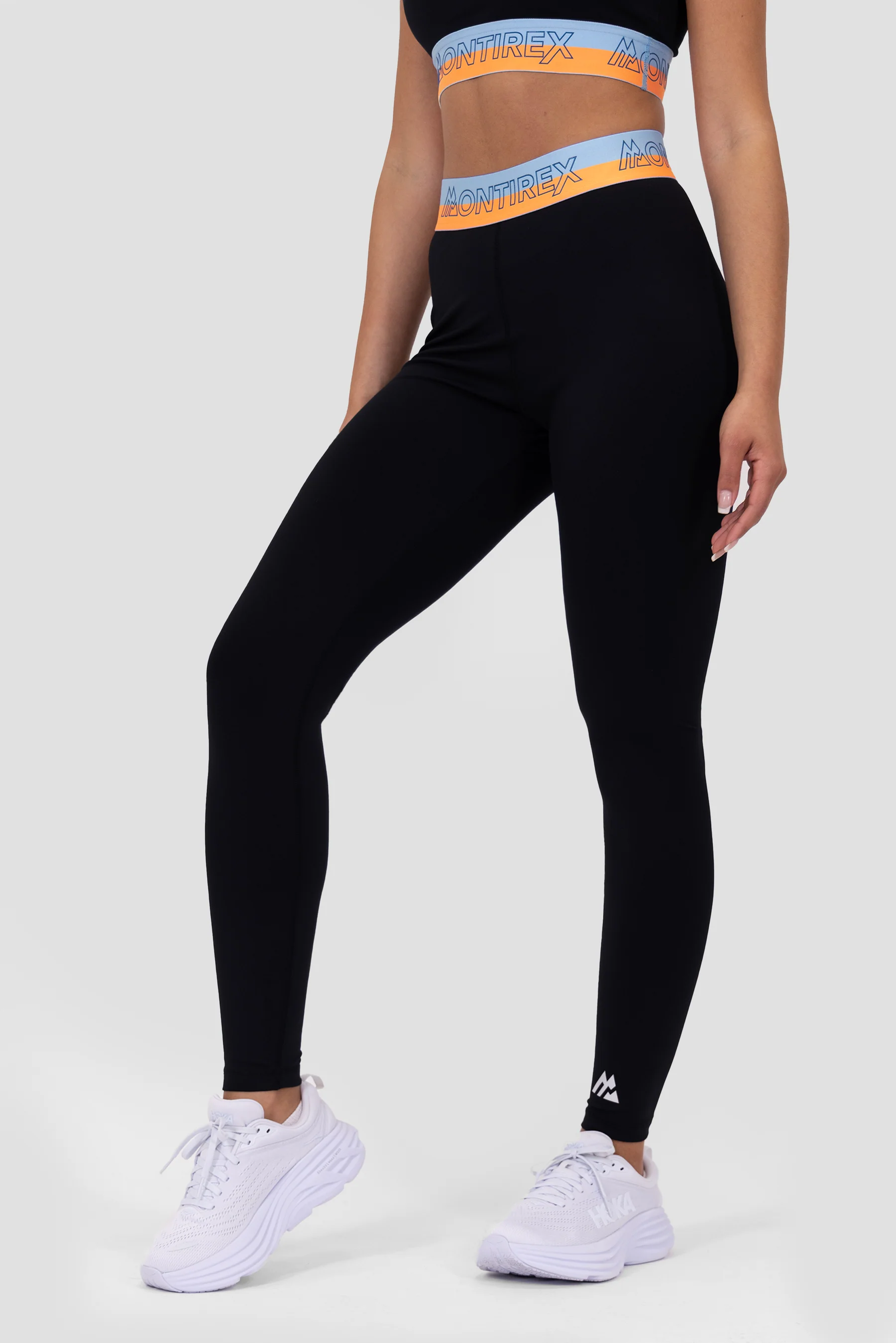 Icon Contrast 2.0 Legging - Black/Baby Blue/Ice Tango